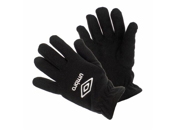 UMBRO Ara Fleece Gloves Svart JR Fingervantar i fleeece 