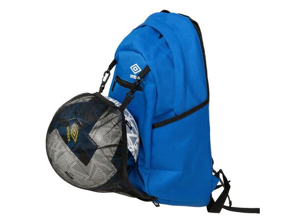 UMBRO Club Backpack Blå 35L Ryggsäck med bollnät 35L 