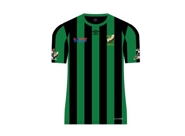 UMBRO Derby SS Jsy 25 Svart/Grön XL SMU matchtröja kort ärm 