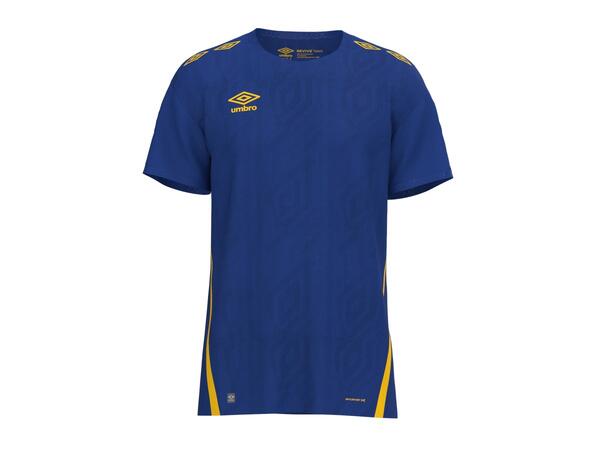 UMBRO UX Pro SS Jsy Jr Blå/Gul 128 Matchtröja kort ärm junior 