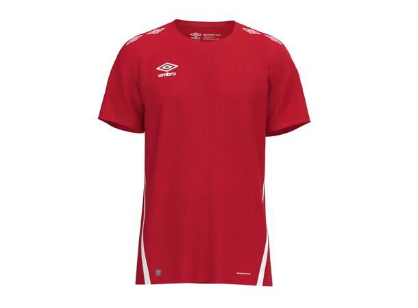 UMBRO UX Pro SS Jsy Jr Röd/Vit 128 Matchtröja kort ärm junior 