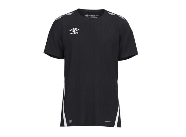 UMBRO UX Pro SS Jsy Jr Svart/Vit 128 Matchtröja kort ärm junior 