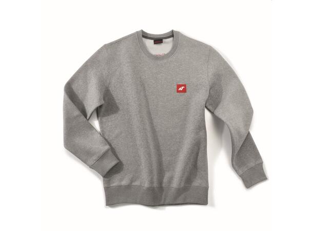 NORDICA ESSENTIAL SWEATSHIRT Grå M Rundhalsad sweater 