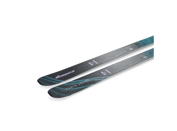 NORDICA SANTA ANA 92 Turkos/Rosa 161 Skidor All Mountain dam (flat) 