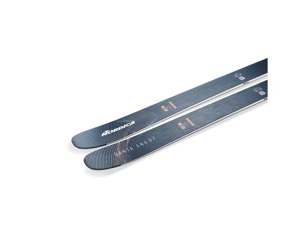 NORDICA SANTA ANA 97 Orange 167 Skidor All Mountain dam (flat) 