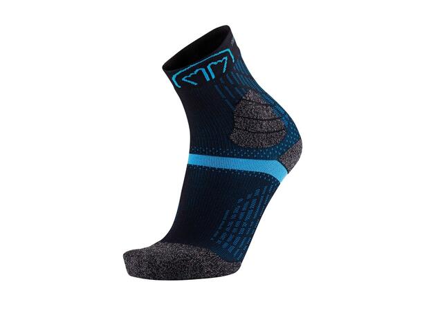 SIDAS DOUBLE TRAIL CREW Svart/Blå 37-38 Löparstrumpor trailrunning 
