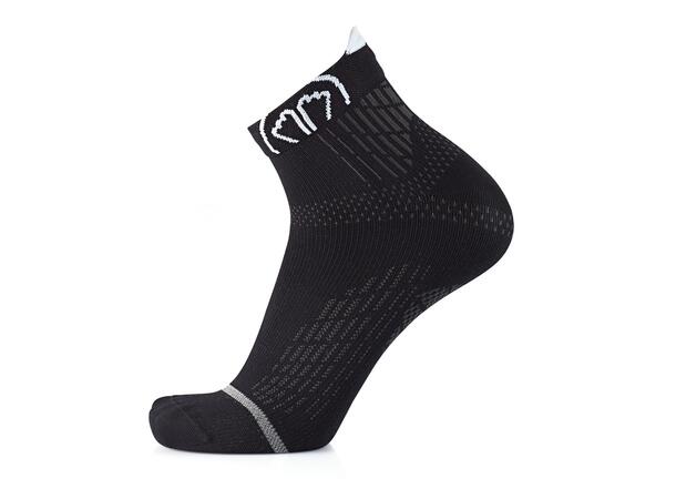 SIDAS RUN ANATOMIC ANKLE Svart 42-44 Löparstrumpor korta 