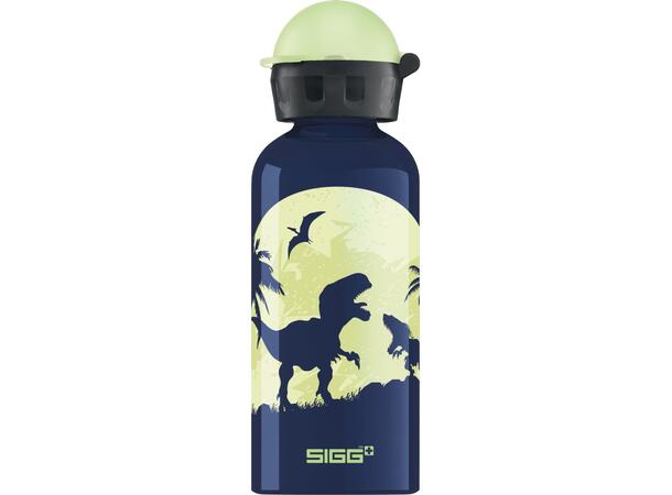 SIGG KBT Glow Moon Dinos 0,4 L Vattenflaska för barn 