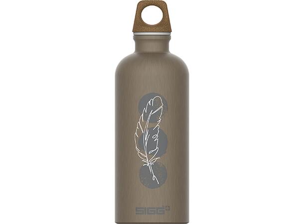 SIGG TRAVELLER MYPLANET Brons+print 0,6L Flaska i aluminium "Lighter"