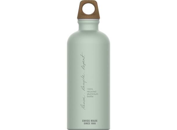 SIGG TRAVELLER MYPLANET Grön 0,6L Flaska i aluminium "Repeat Plain" 