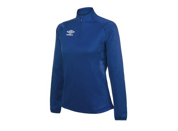 UMBRO Liga Halfzip W Blå 40 Träningströja med krage dam 