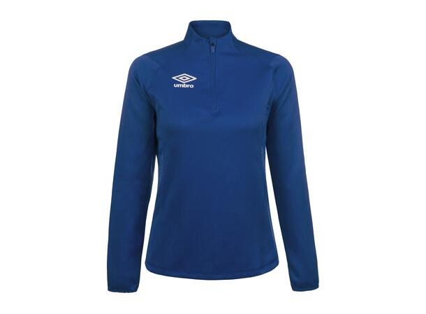 UMBRO Liga Halfzip W Blå 40 Träningströja med krage dam 