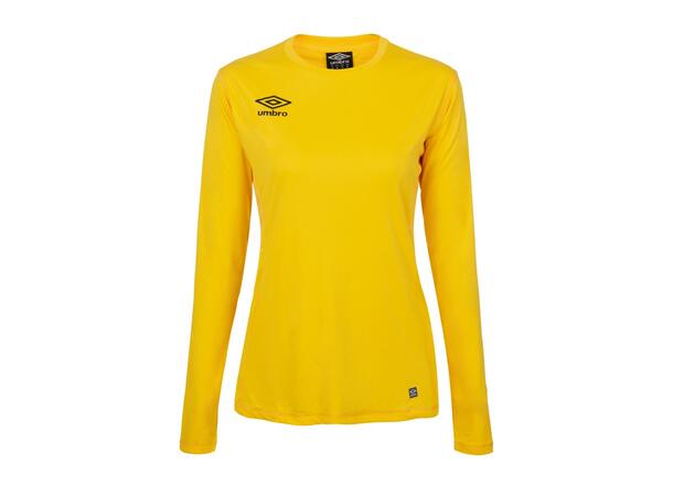 UMBRO Liga LS Jersey W Gul 40 Matchtröja lång ärm dam 