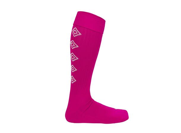UMBRO UX Elite Fotb.Str Rosa/Vit 35-39 Fotbollstrumpa elit 