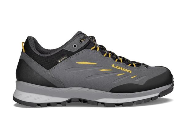 LOWA DELAGO GTX LO Grå/Gul 8 Trekkingsko med Goretex 