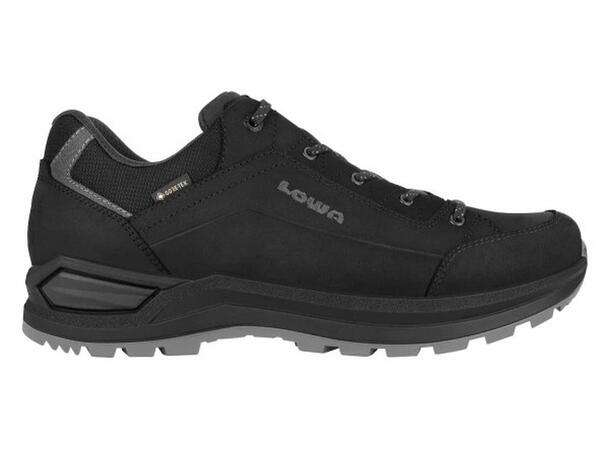 LOWA RENEGADE EVO GTX LO Svart/Grå 7,5 Vandringssko med Gore-Tex 