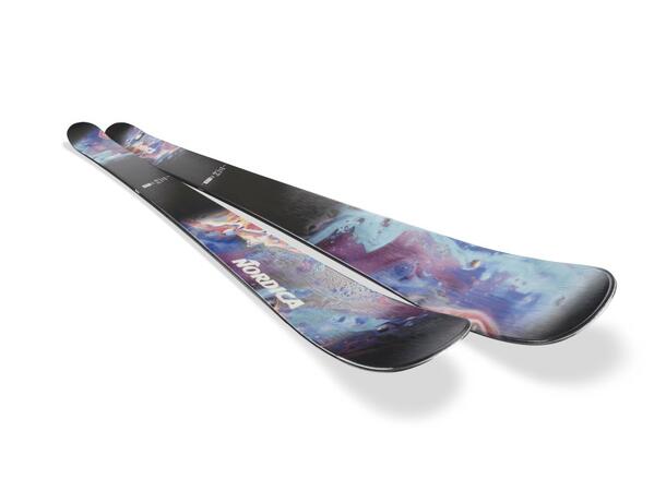 NORDICA UNLEASHED 98 Svart/Turkos 156 Skidor Freeride Twintip (flat) 