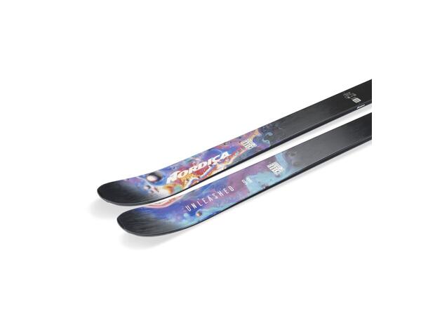 NORDICA UNLEASHED 98 Svart/Turkos 156 Skidor Freeride Twintip (flat) 