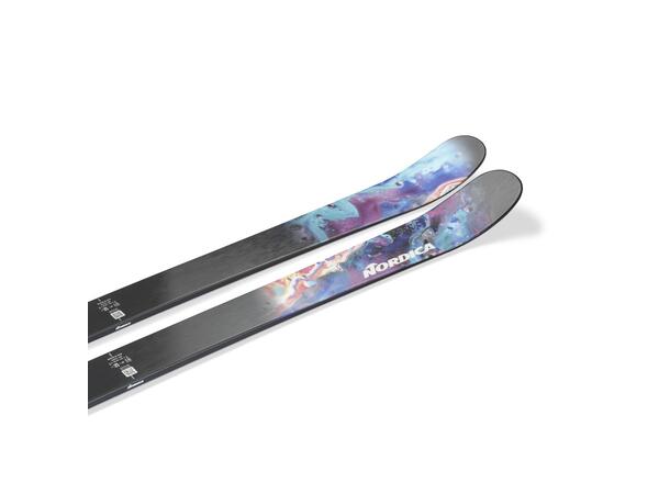 NORDICA UNLEASHED 98 Svart/Turkos 156 Skidor Freeride Twintip (flat) 