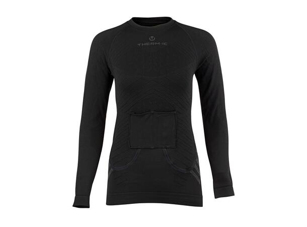 THERM-IC S.E.T® BASELAYR W+BP Svart L/XL Set eluppvärmd tröja+Bodypack dam 
