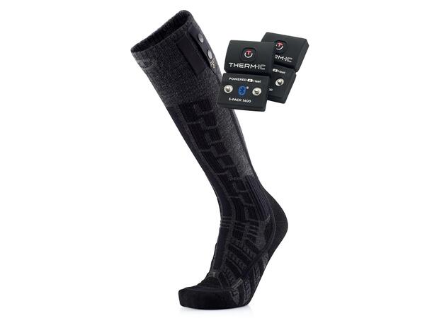 THERM-IC S.E.T® COMF+1400B Svart 35-36 Set med strumpor, batteri och laddkabel 