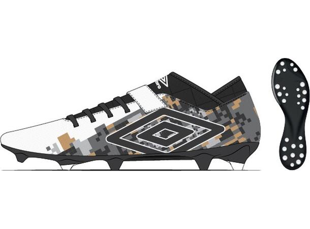 UMBRO Formation IV AG VE Jr Vit 32 Barnsko med kardborre (konstgräs) 