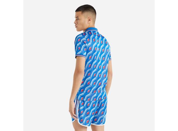 UMBRO Jacquard Polo Shirt Blå L Piketröja med print 