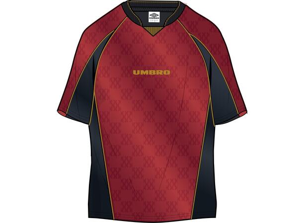 UMBRO Panelled Raglan Shirt Röd M T-shirt med print 