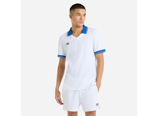 UMBRO Rib Tennis Tee Vit L Piketröja 