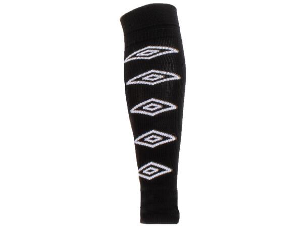 UMBRO UX Elite No Foot Svart/Vit SR Fotbollsstrumpor utan fot 