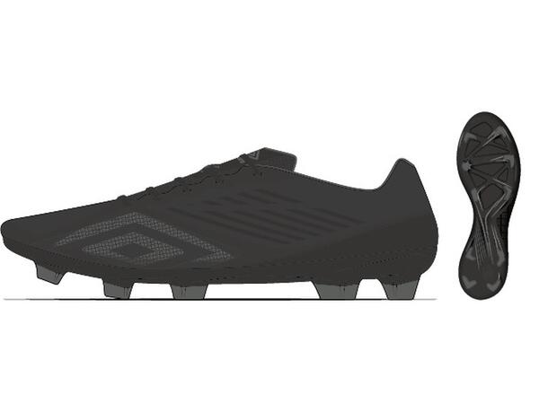 UMBRO Velocita Decima Team FG Svart 41 Fotbollsko med fasta dobbar 