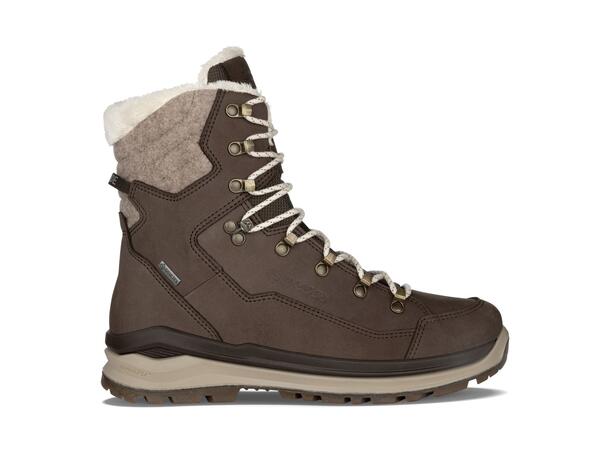 LOWA RENEGADE EVO ICE 2 GTX WS Brun 5,5 Varm vinterkänga med Gore-Tex dam 