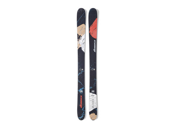 NORDICA UNLEASHED 114 Blå/Röd 186 Skidor Freeski Twintip (flat) 