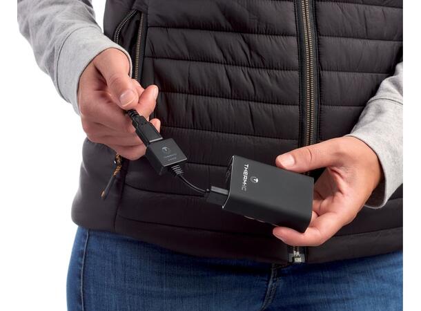 THERM-IC POWER VEST HEAT MEN Svart XXL Värmeväst (inkl U-pack, exkl.Powerbank) 