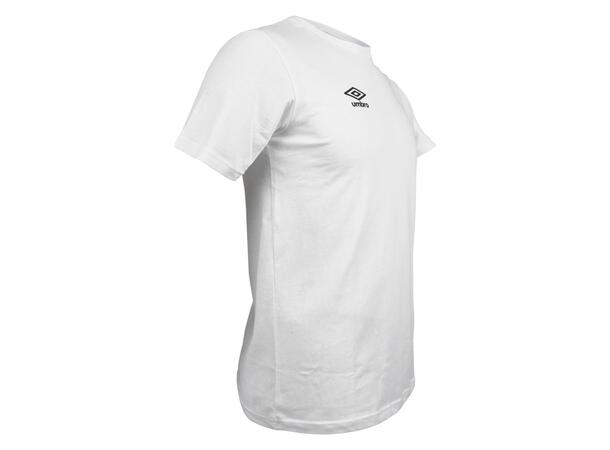UMBRO Basic Tee Vit S T-shirt med rundhals