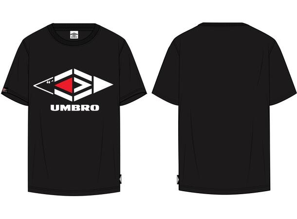 UMBRO Evolution Tee Svart M T-shirt med print 