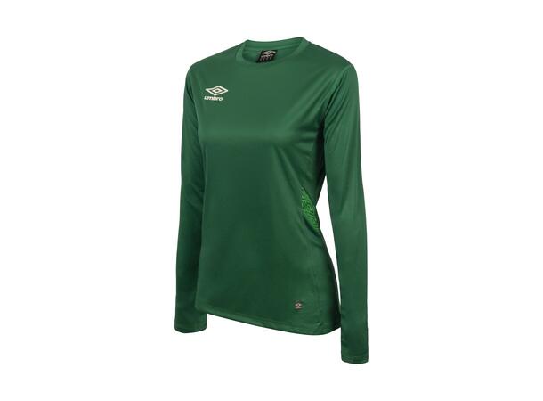 UMBRO Liga LS Jersey W Grön 42 Matchtröja lång ärm dam 