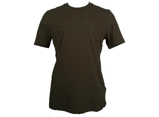 UMBRO Linear Logo Tee Olivgrön M T-shirt i bomull 