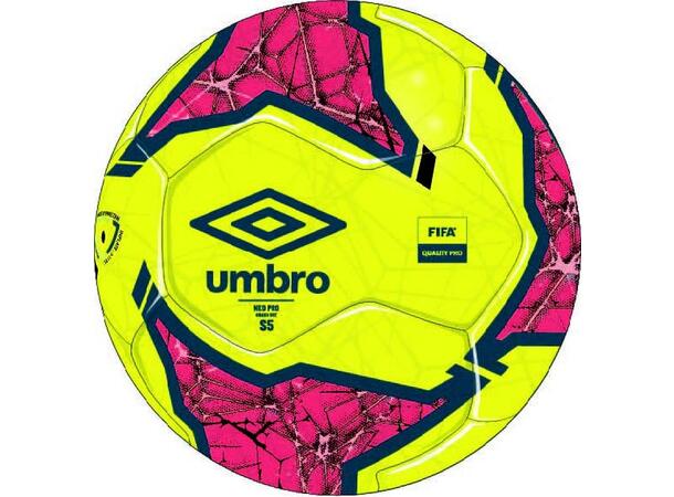 UMBRO Neo Pro Hi Vis 22 Gul 5 Matchboll FIFA