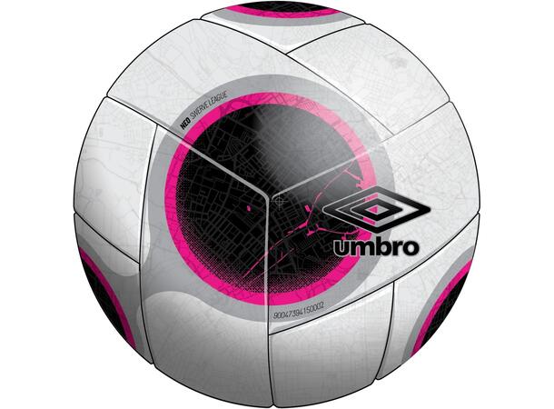 UMBRO Neo Swerve League Vit/Rosa 5 Fotboll FIFA Basic 