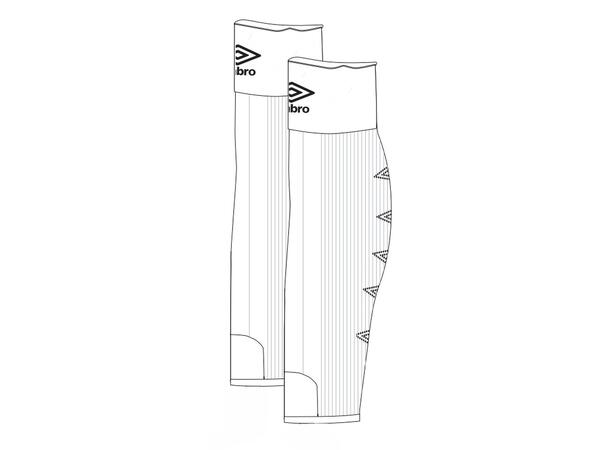 UMBRO UX Elite No Foot Vit/Svart SR Fotbollsstrumpor utan fot 