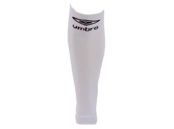 UMBRO UX Elite No Foot Vit/Svart SR Fotbollsstrumpor utan fot 