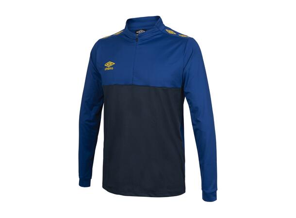 UMBRO UX Pro Half Zip Blå/Gul M Träningströja med krage 