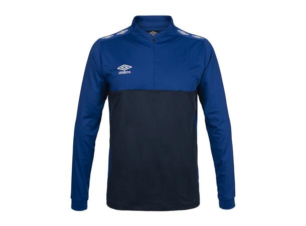 UMBRO UX Pro Half Zip Blå/Vit M Träningströja med krage 