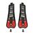 SIDI ANTISLIP HEEL INS. Svart/Röd 38-41 Original reservdel (353) 