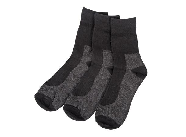 UMBRO Wool Sock 3-P Svart 36-39 3-pack ullsockar 