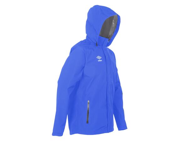 UMBRO Core Rain Jacket Jr Blå 164 Regnjacka med luva junior