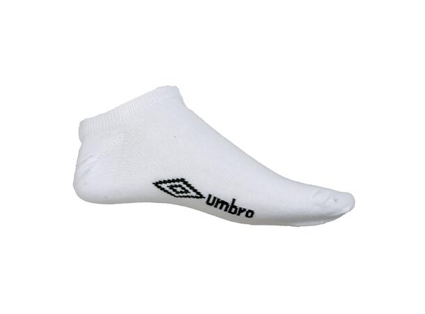 UMBRO Core Slip In Socks 3-P Vit 35-39 Korta sockar utan skaft