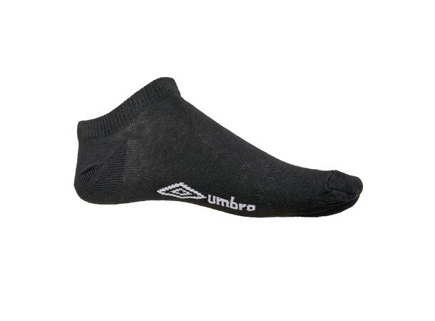 UMBRO Core Slip In Socks 3-P Svart 35-39 Korta sockar utan skaft