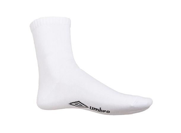 UMBRO Core Ankel Socks 3-P Vit 40-44 3-pack ankelsockar